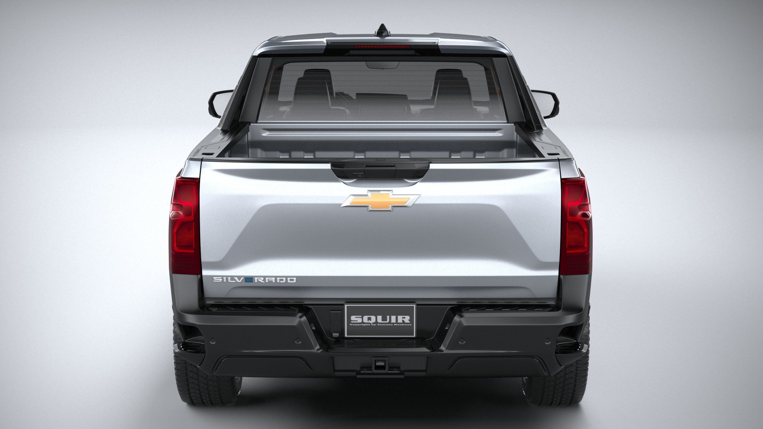 Chevrolet Silverado EV WT CG 2024 3D model_4
