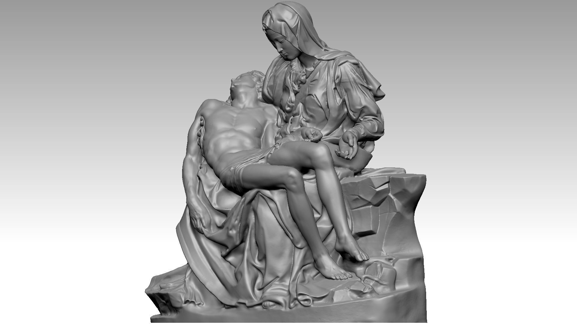 La Pieta 3D print model_1