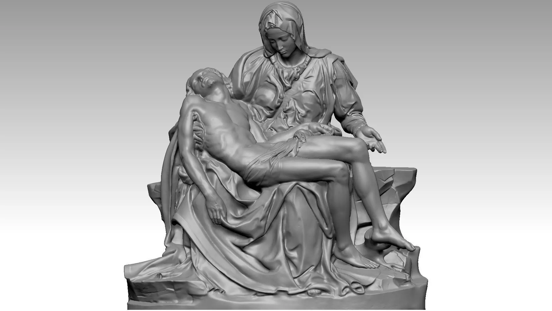 La Pieta 3D print model_0