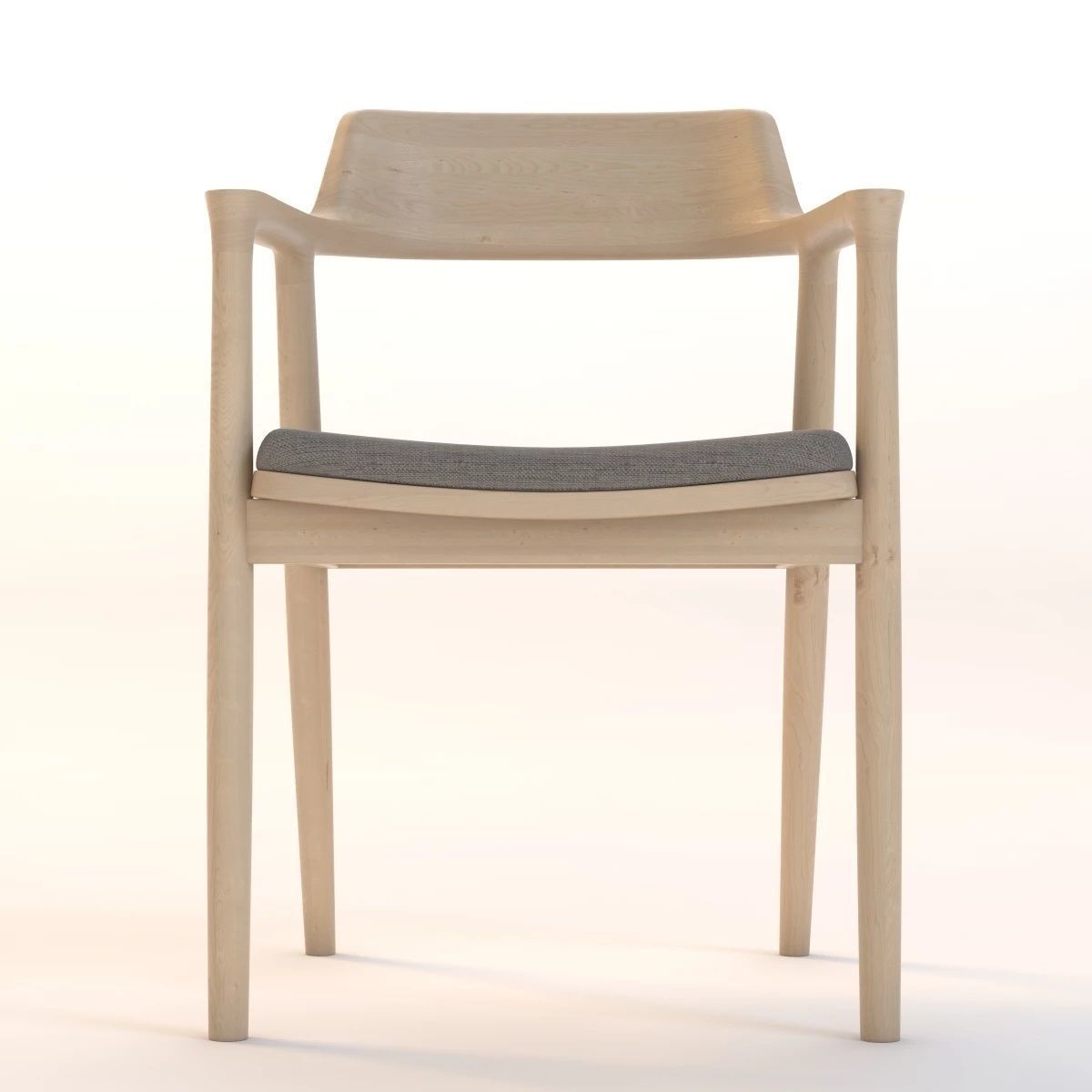 Hiroshima Lounge Chair 3D model_7