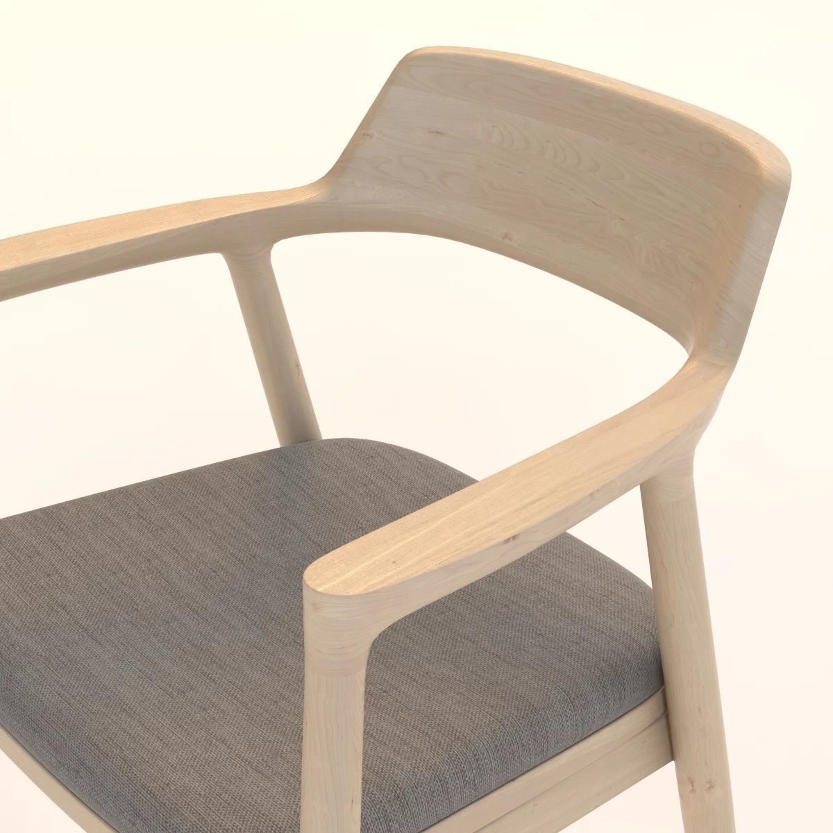 Hiroshima Lounge Chair 3D model_4