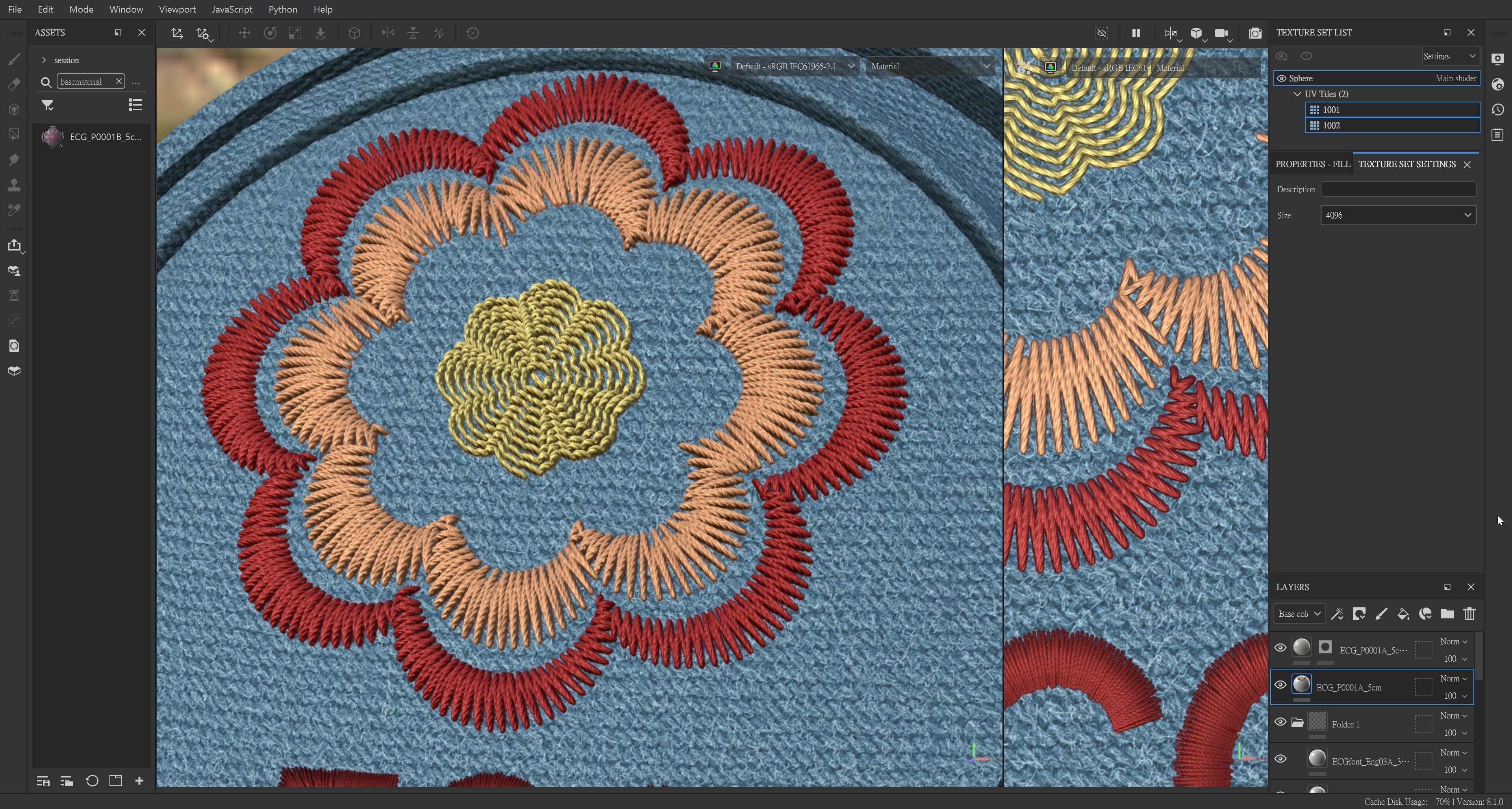 EmbroideryCG Pattern 0001B substance painter tools Texture_6