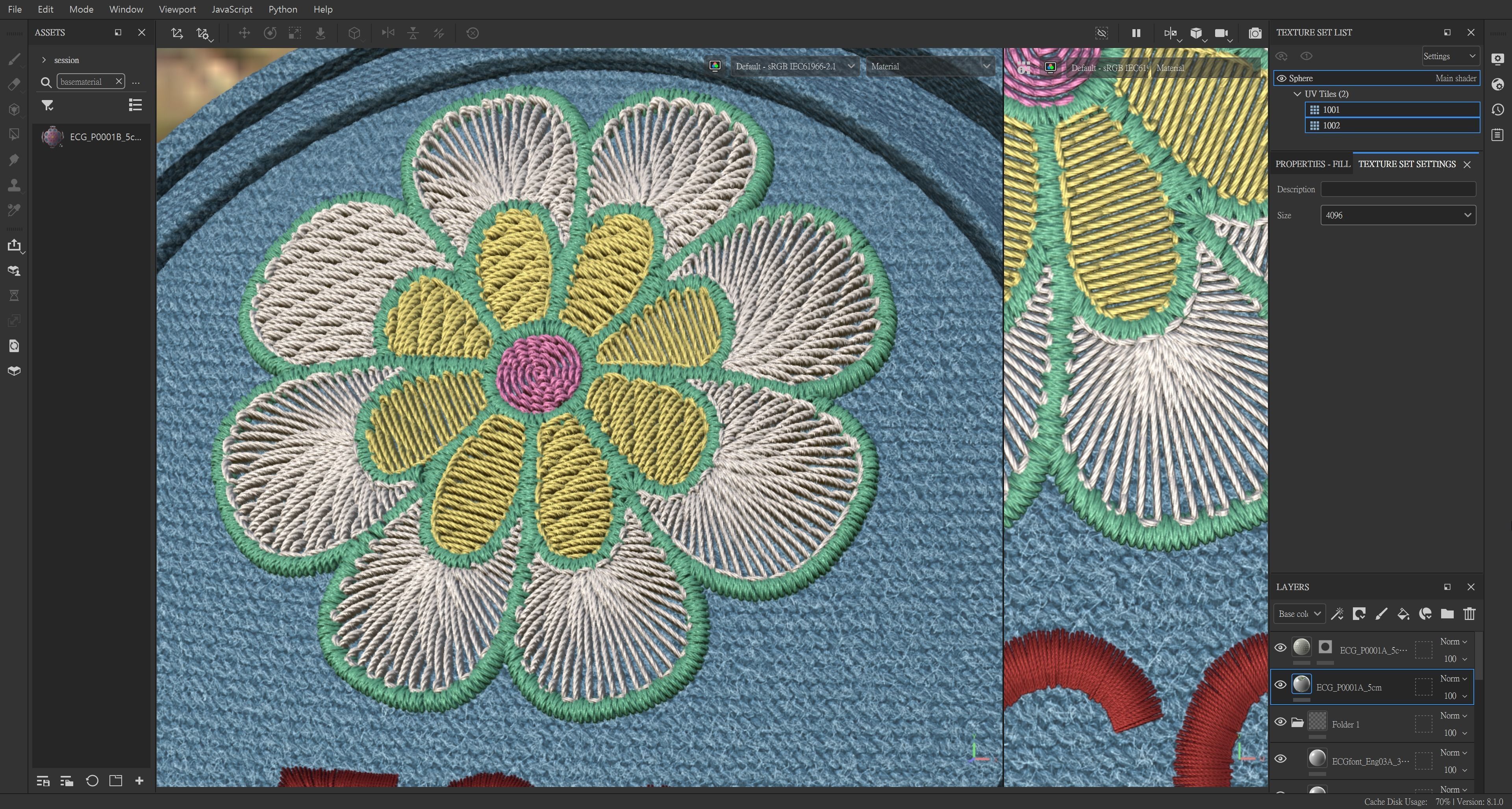 EmbroideryCG Pattern 0001B substance painter tools Texture_7