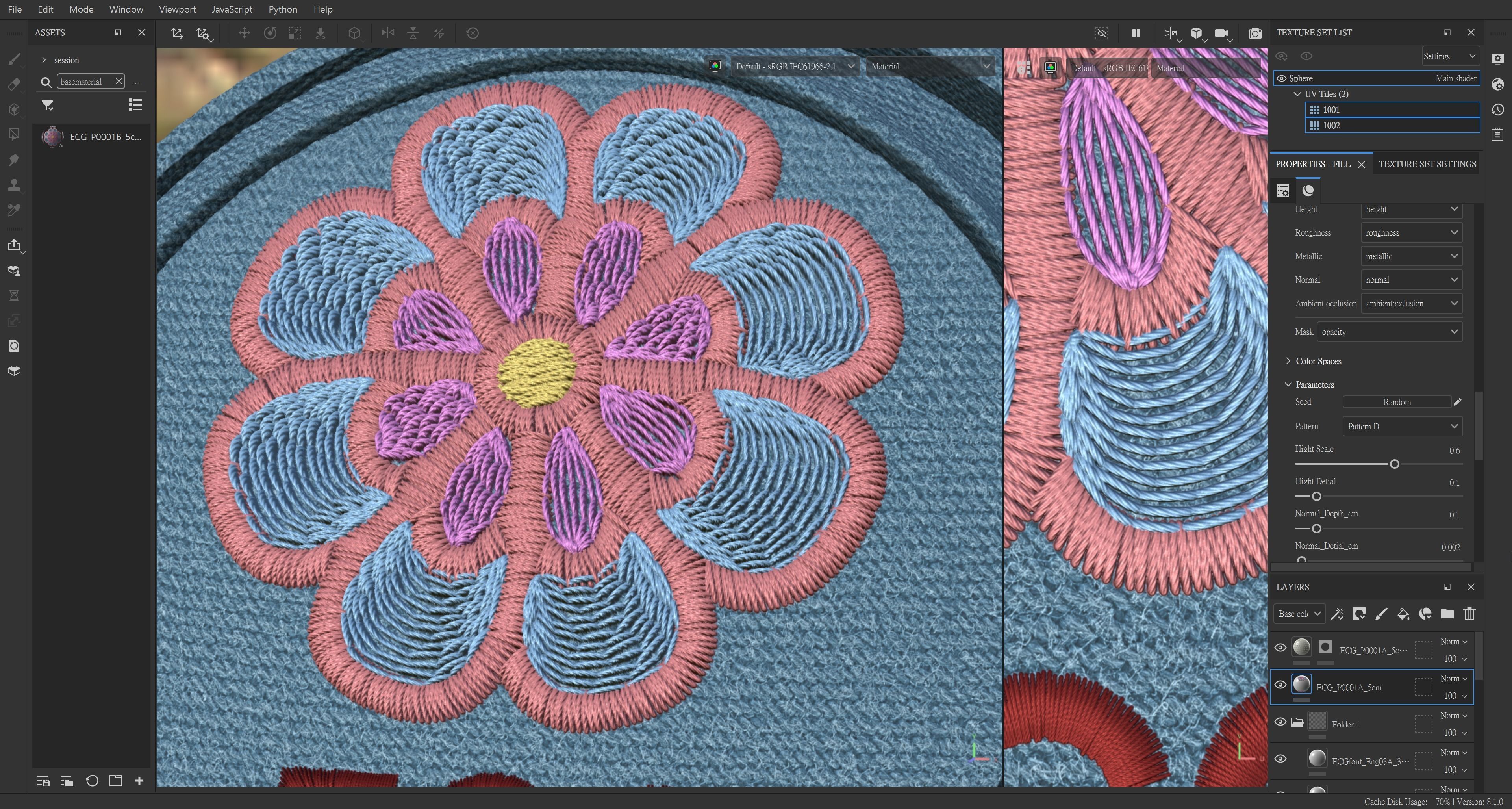 EmbroideryCG Pattern 0001B substance painter tools Texture_5