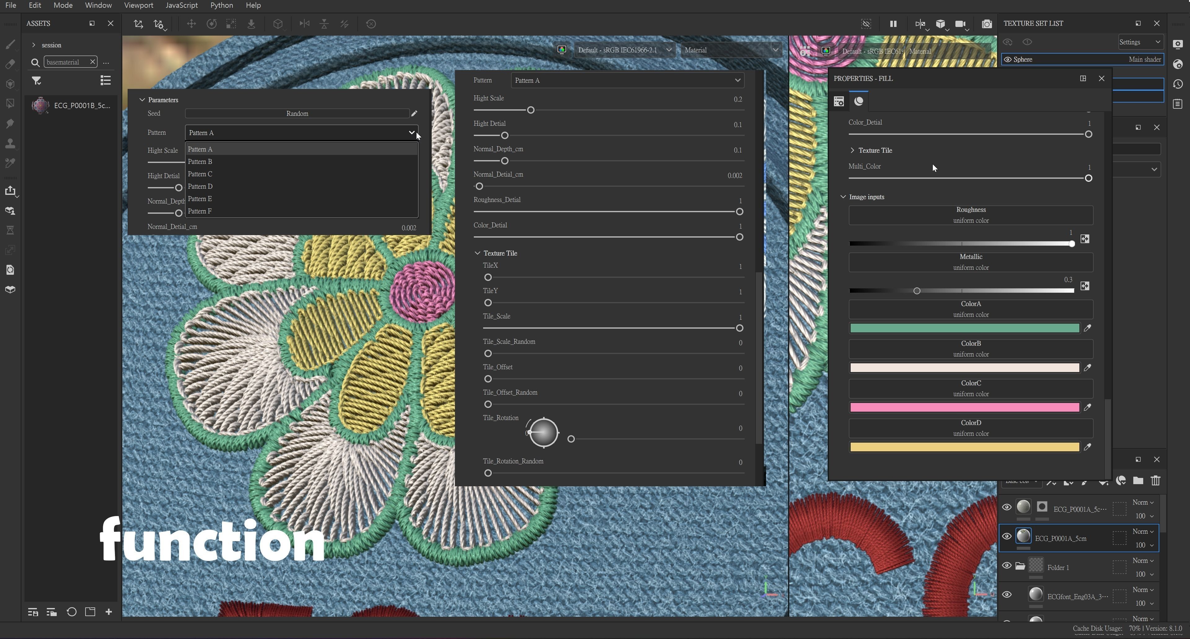 EmbroideryCG Pattern 0001B substance painter tools Texture_8