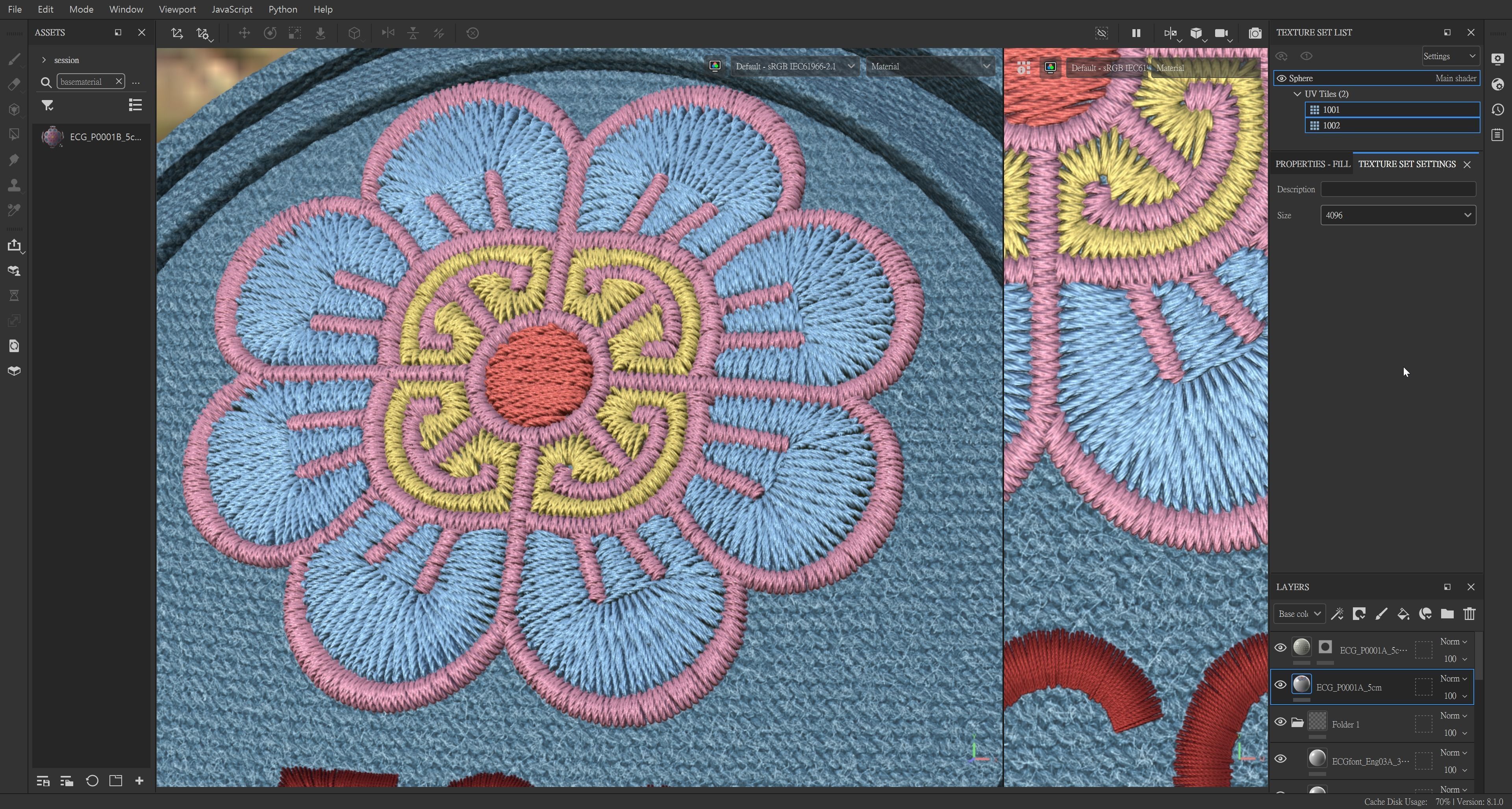 EmbroideryCG Pattern 0001B substance painter tools Texture_3