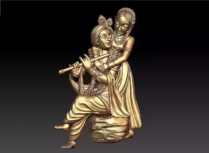 RADHAKRISHAN PENDENT 3D print model