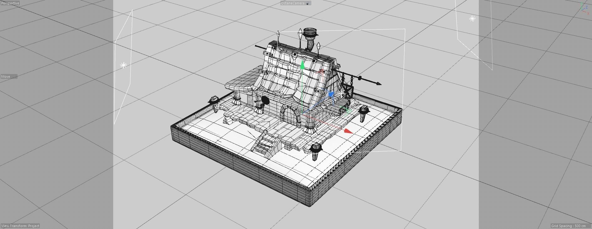 Enviroment Cartoon Low-poly 3D model_11