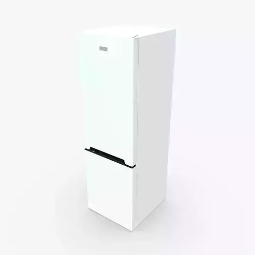 Fridge Amica FK 25154UTAA White 3D Model Low-poly 3D model