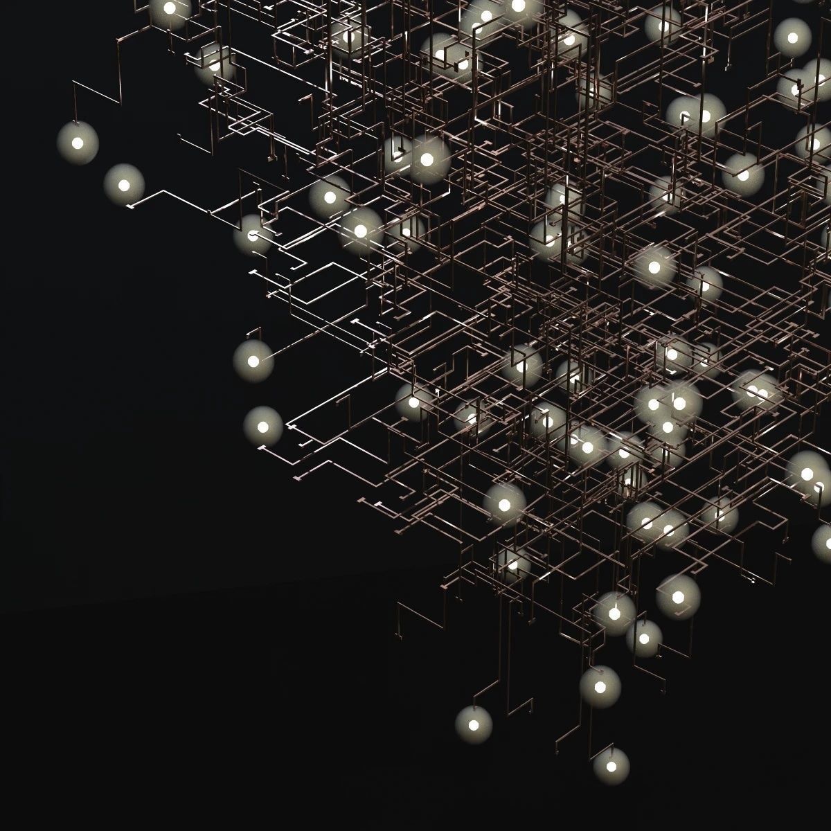 Fragile Future Iii Chandelier 3D model_3