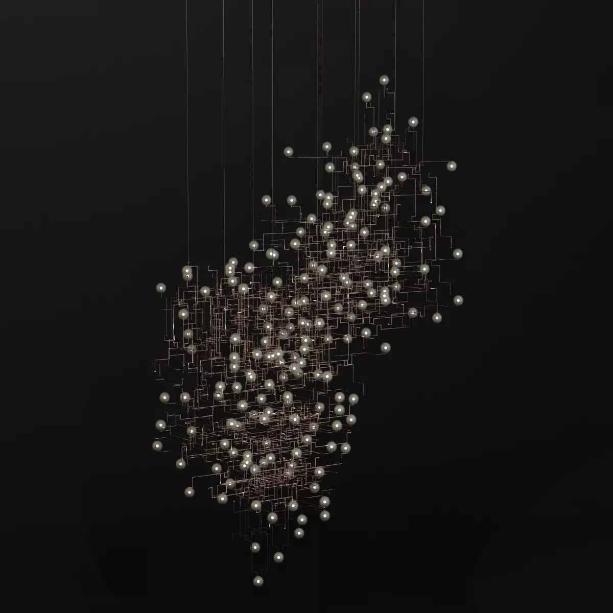 Fragile Future Iii Chandelier 3D model_0