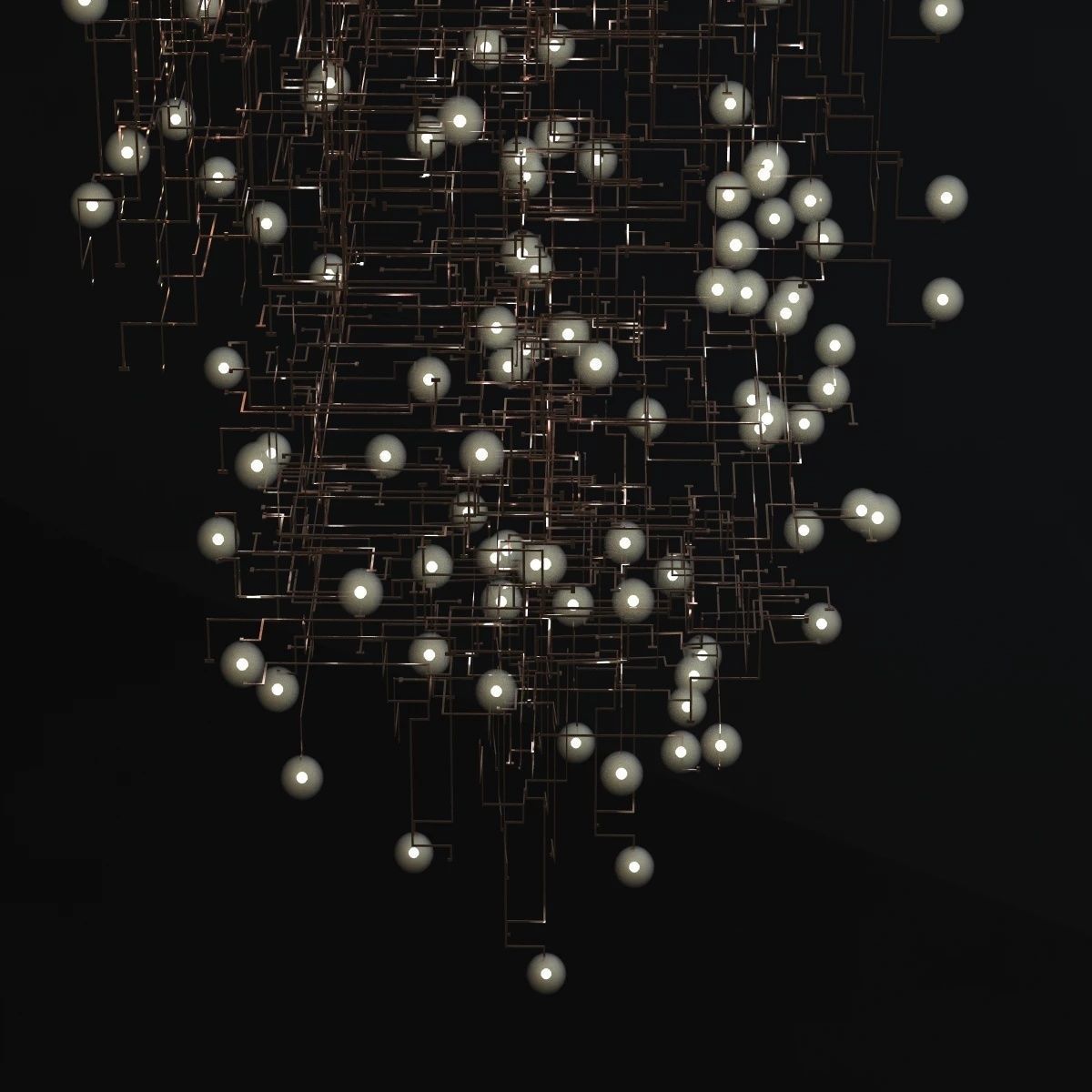 Fragile Future Iii Chandelier 3D model_2