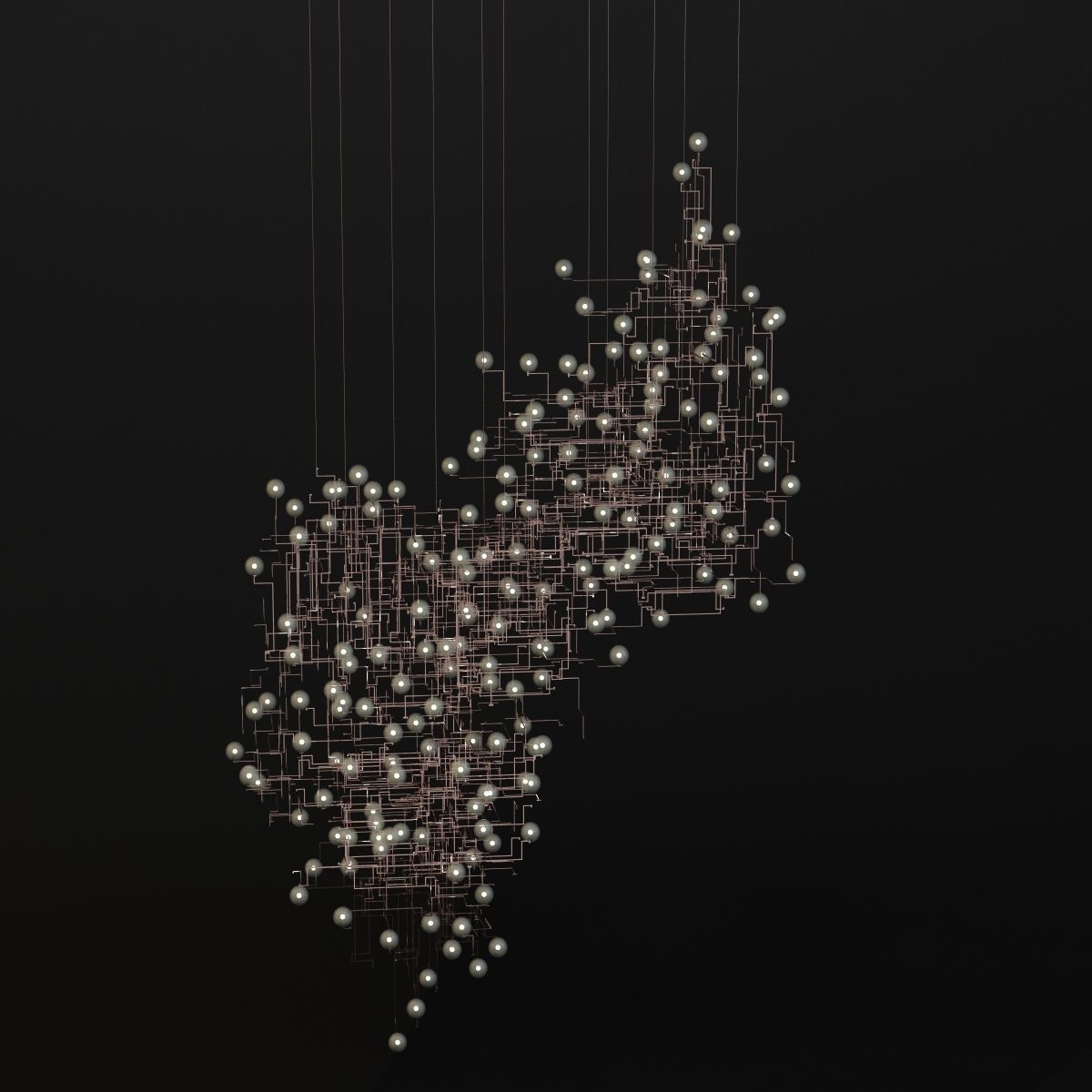 Fragile Future Iii Chandelier 3D model_9