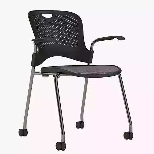 Detailed Herman Miller Caper Stacking Chair 3D model