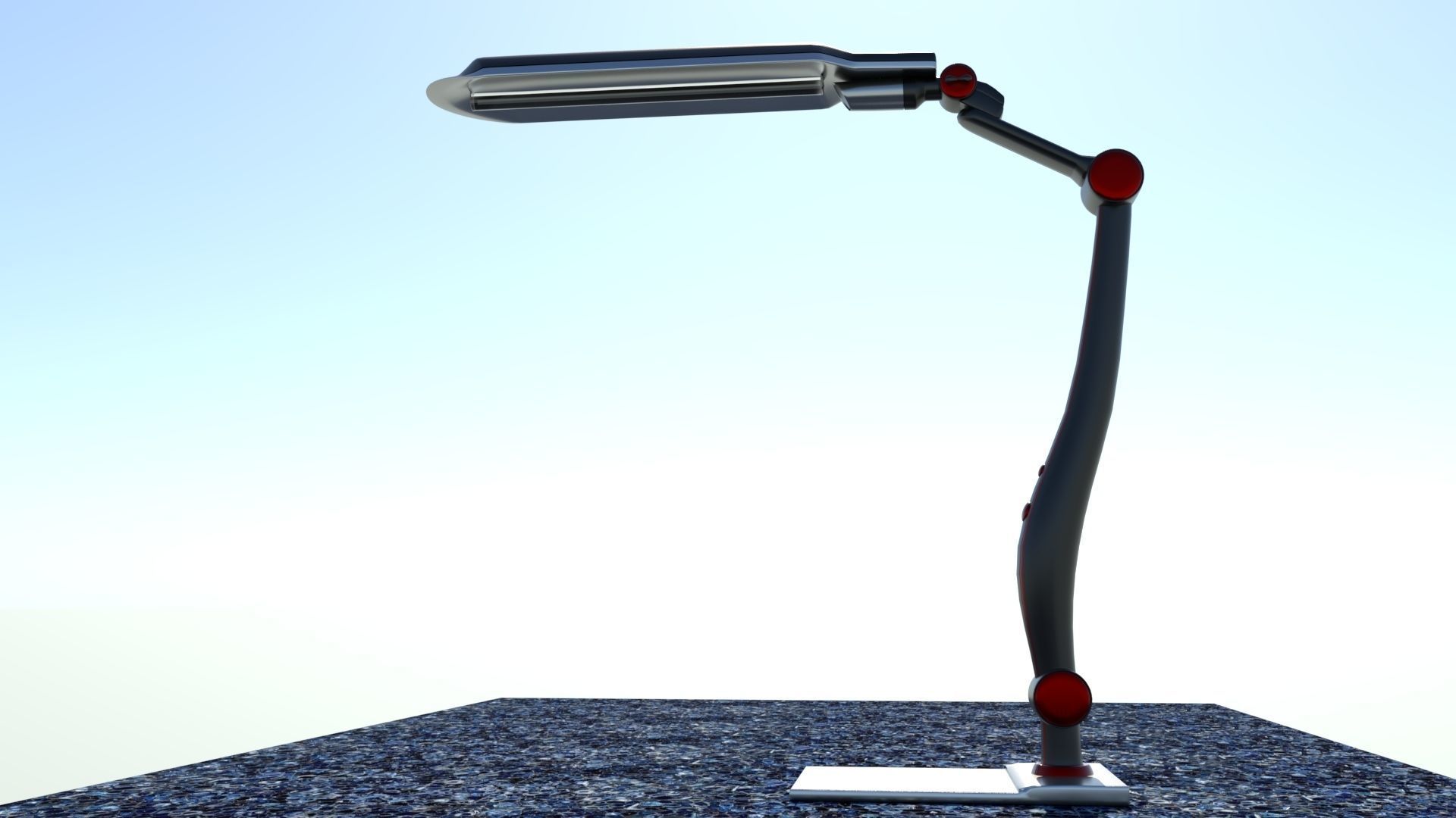 Desk lamp 3D model_7