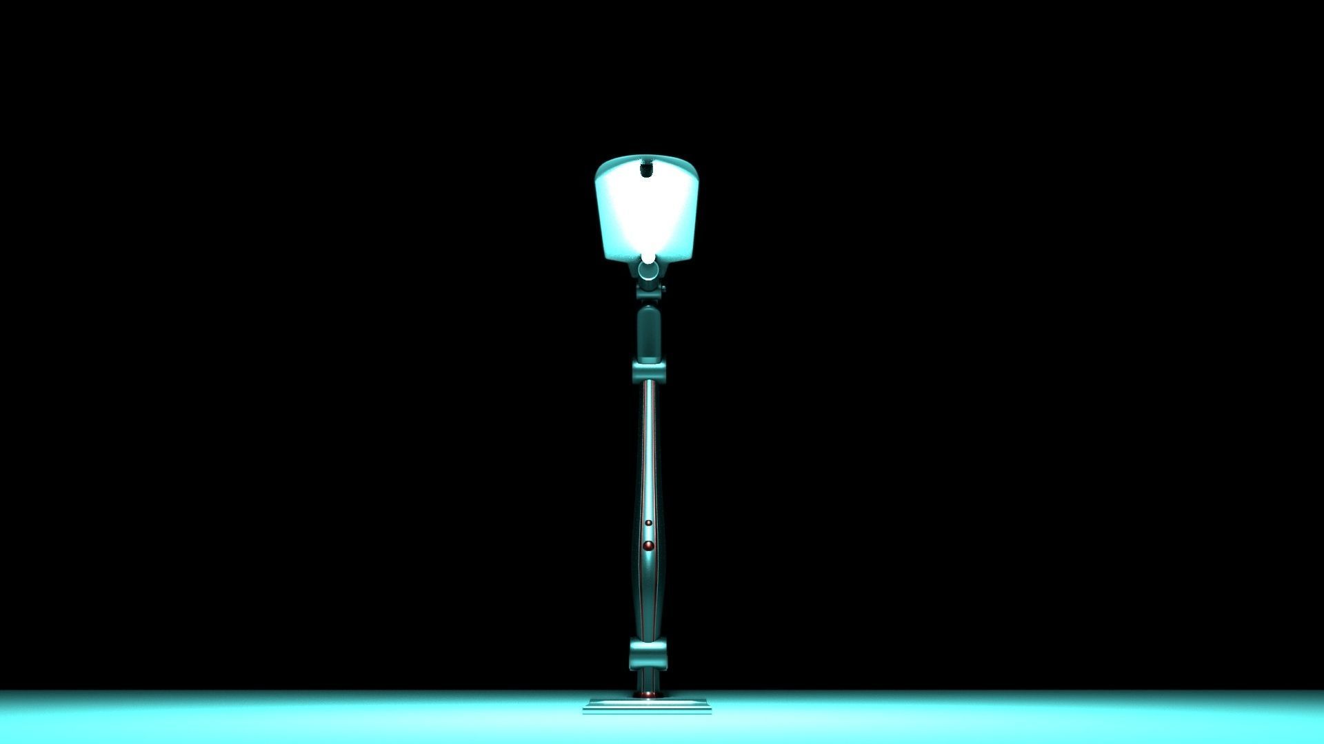 Desk lamp 3D model_1