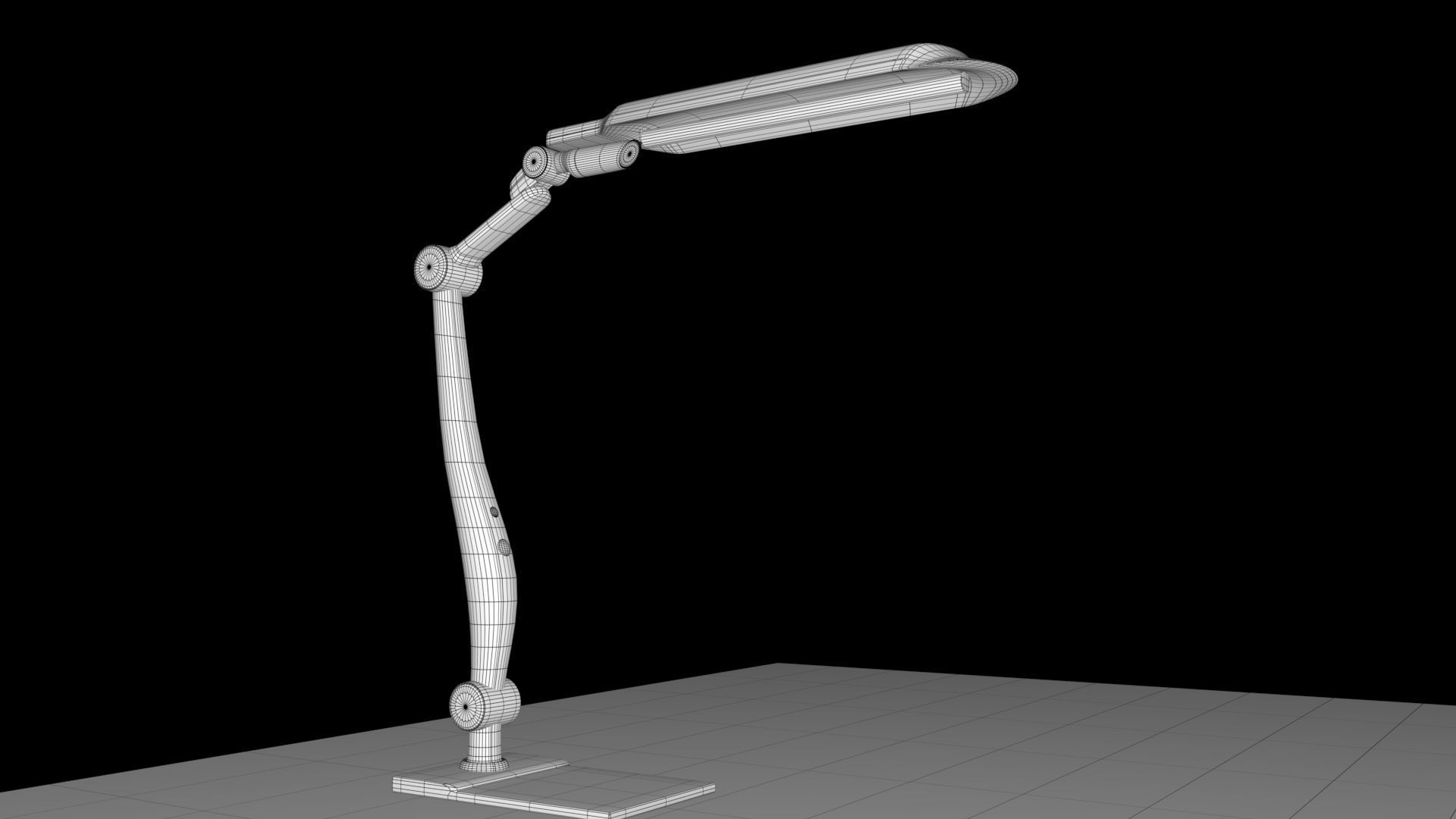 Desk lamp 3D model_4