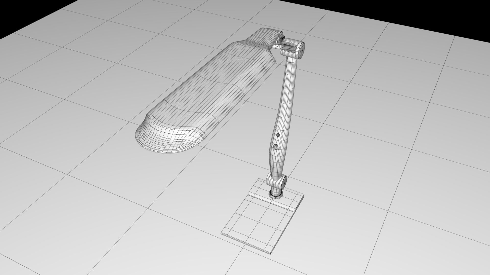 Desk lamp 3D model_2