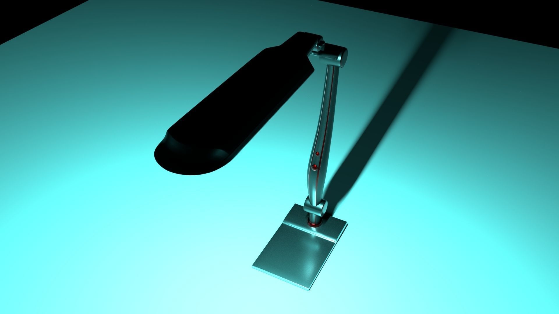 Desk lamp 3D model_3