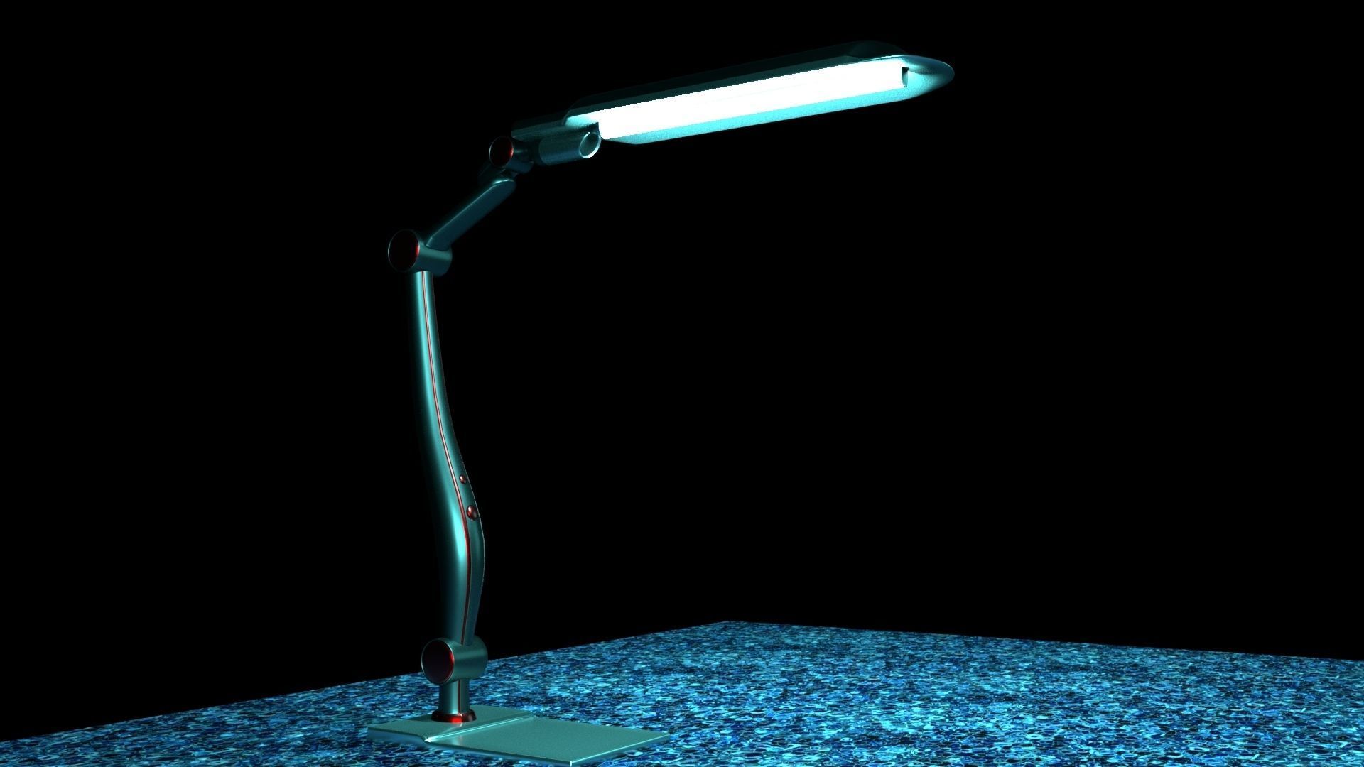 Desk lamp 3D model_5