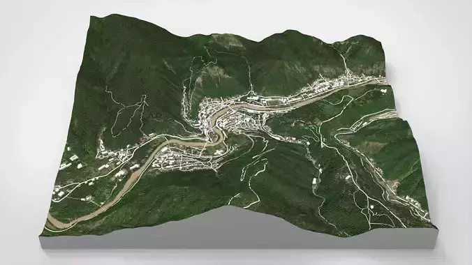 Cityscape Borjomi Georgia