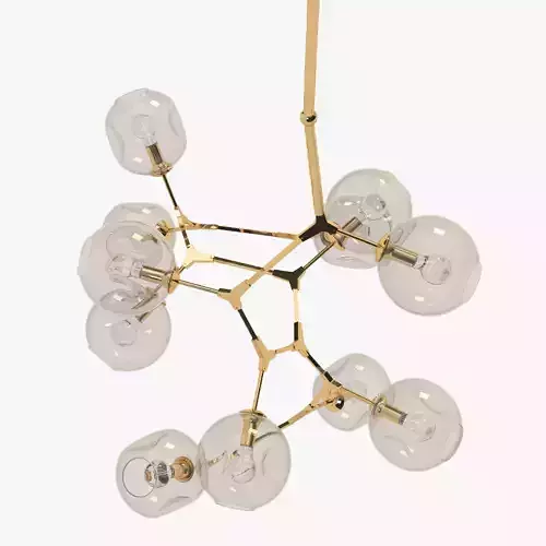 Branching Bubble Globe Pendant