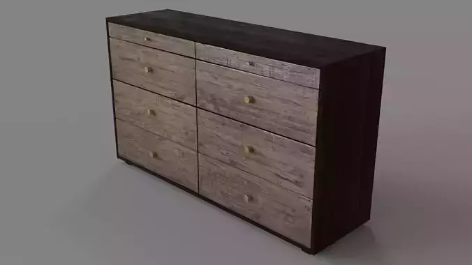 Francis 8 Drawer Dresser Rustic Sundried Ash