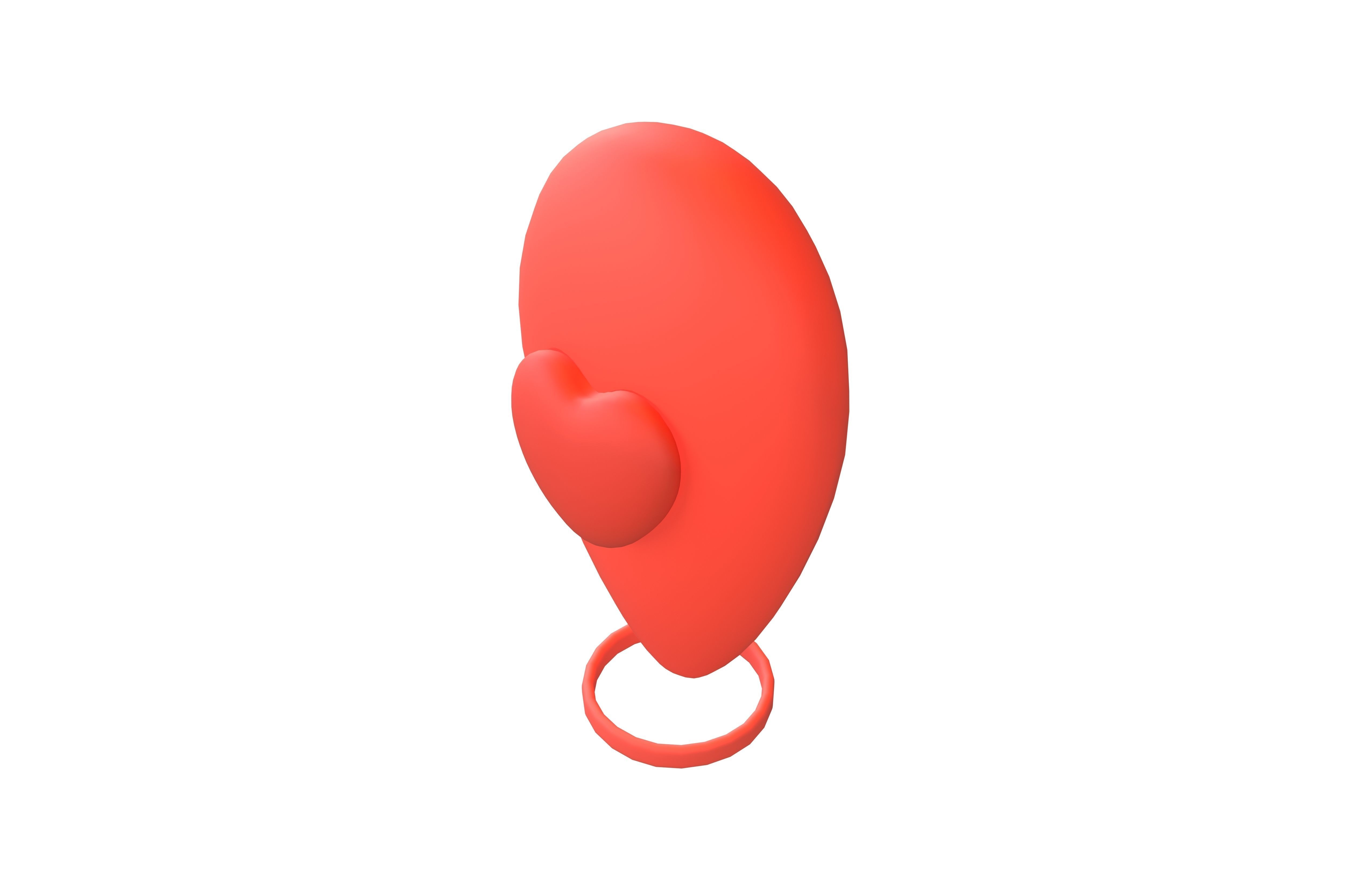 Love Location Tag Icon v1 002 Low-poly 3D model_2