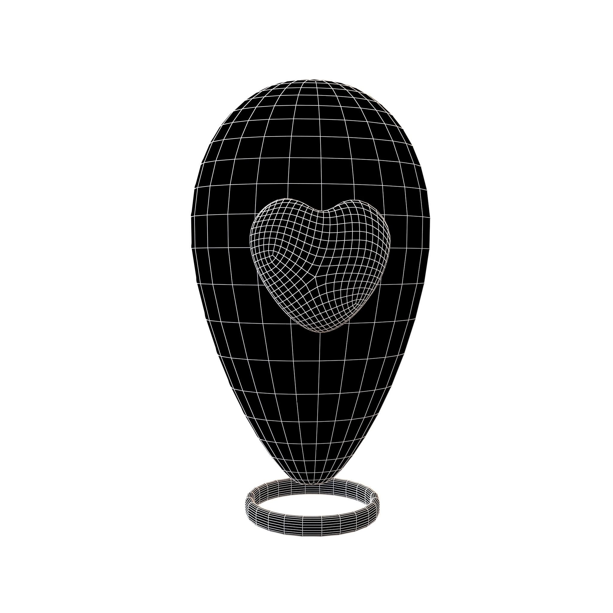 Love Location Tag Icon v1 002 Low-poly 3D model_7