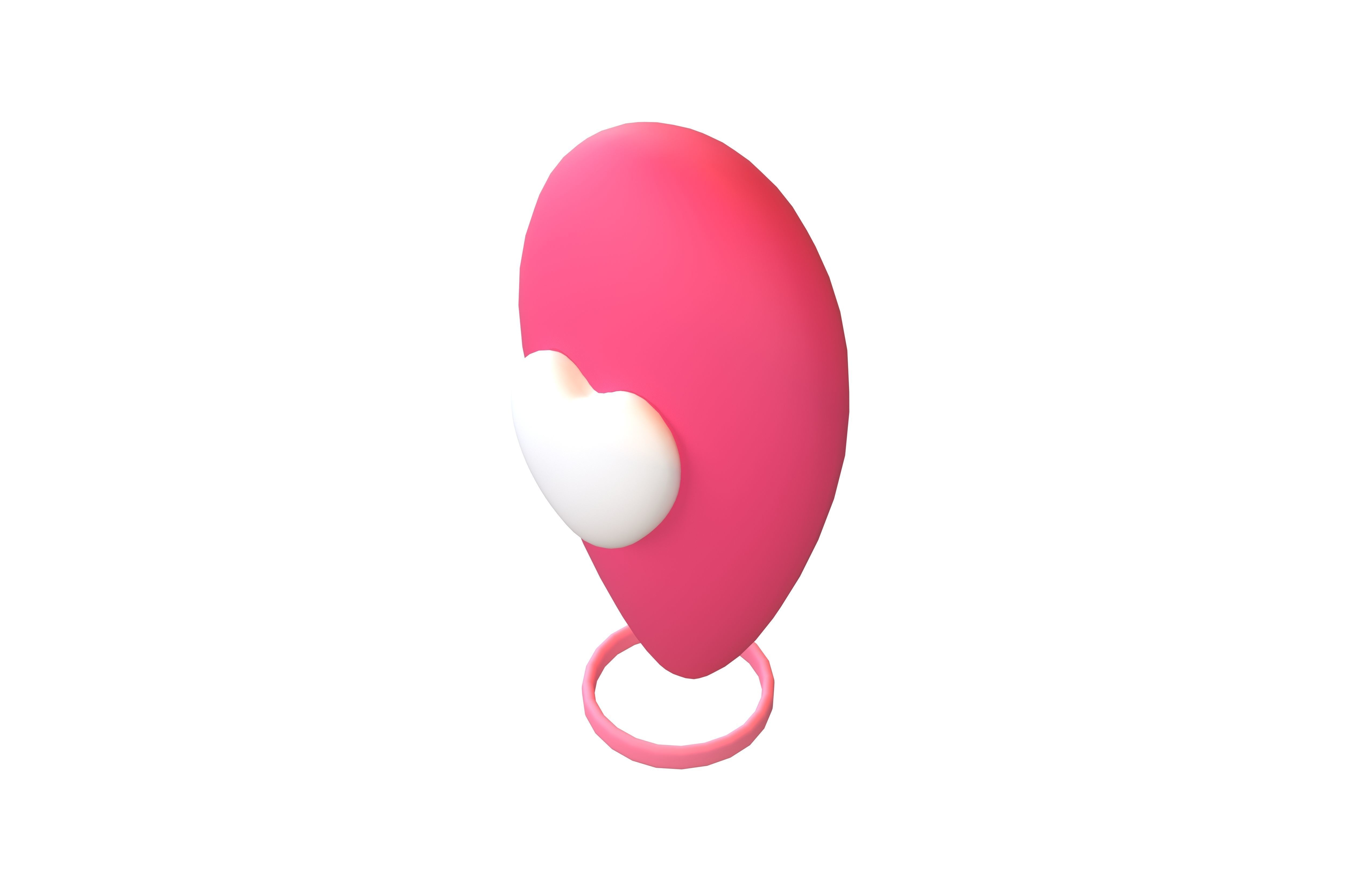 Love Location Tag Icon v1 003 Low-poly 3D model_2