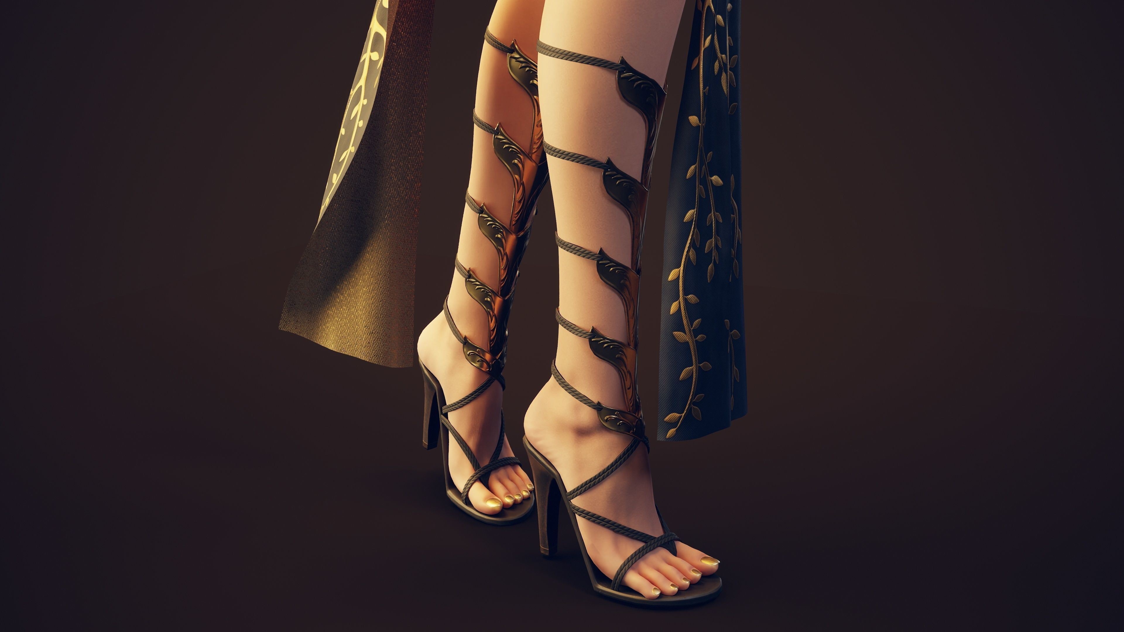 Queen Marika The Eternal - Game Ready Low-poly 3D model_10