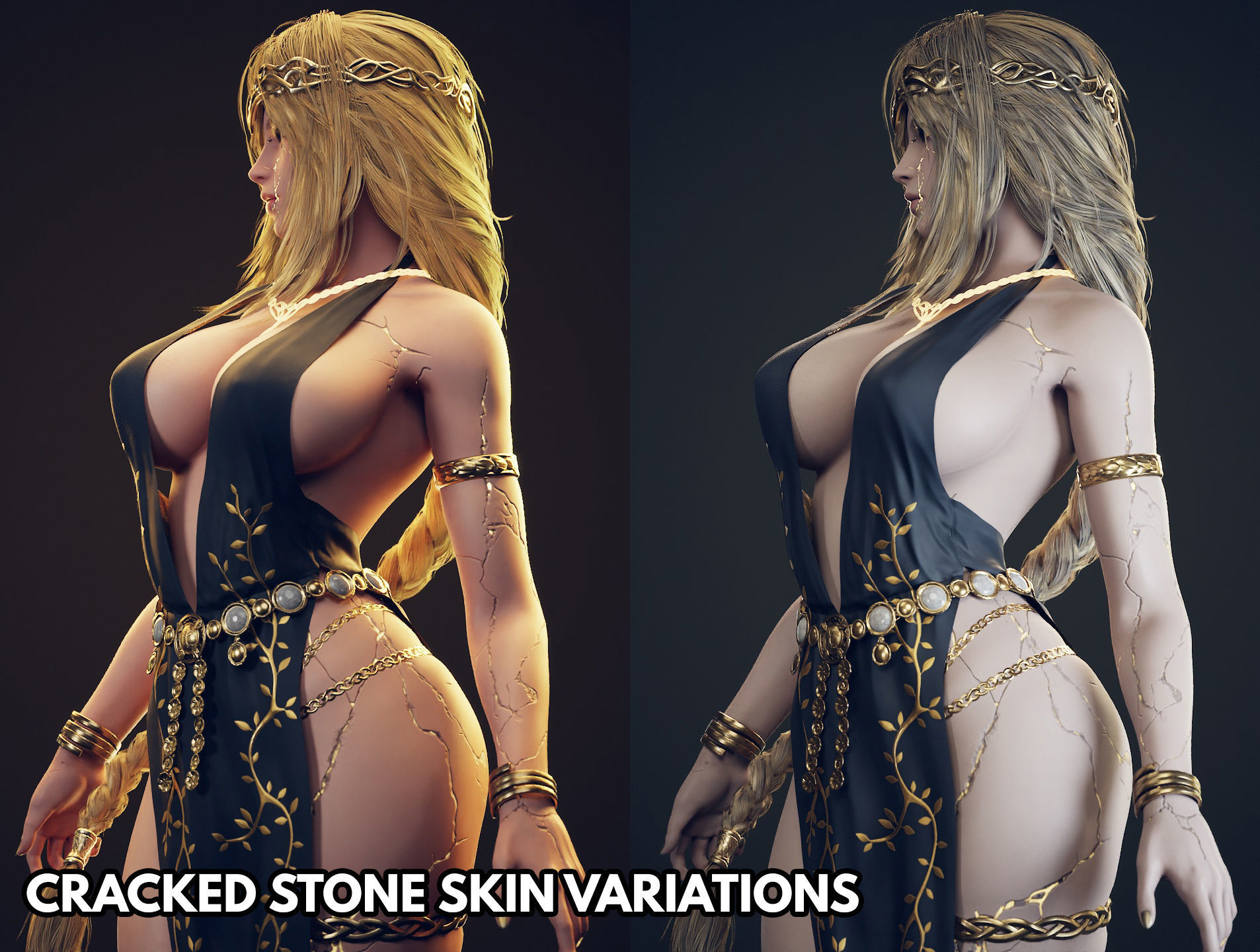 Queen Marika The Eternal - Game Ready Low-poly 3D model_22