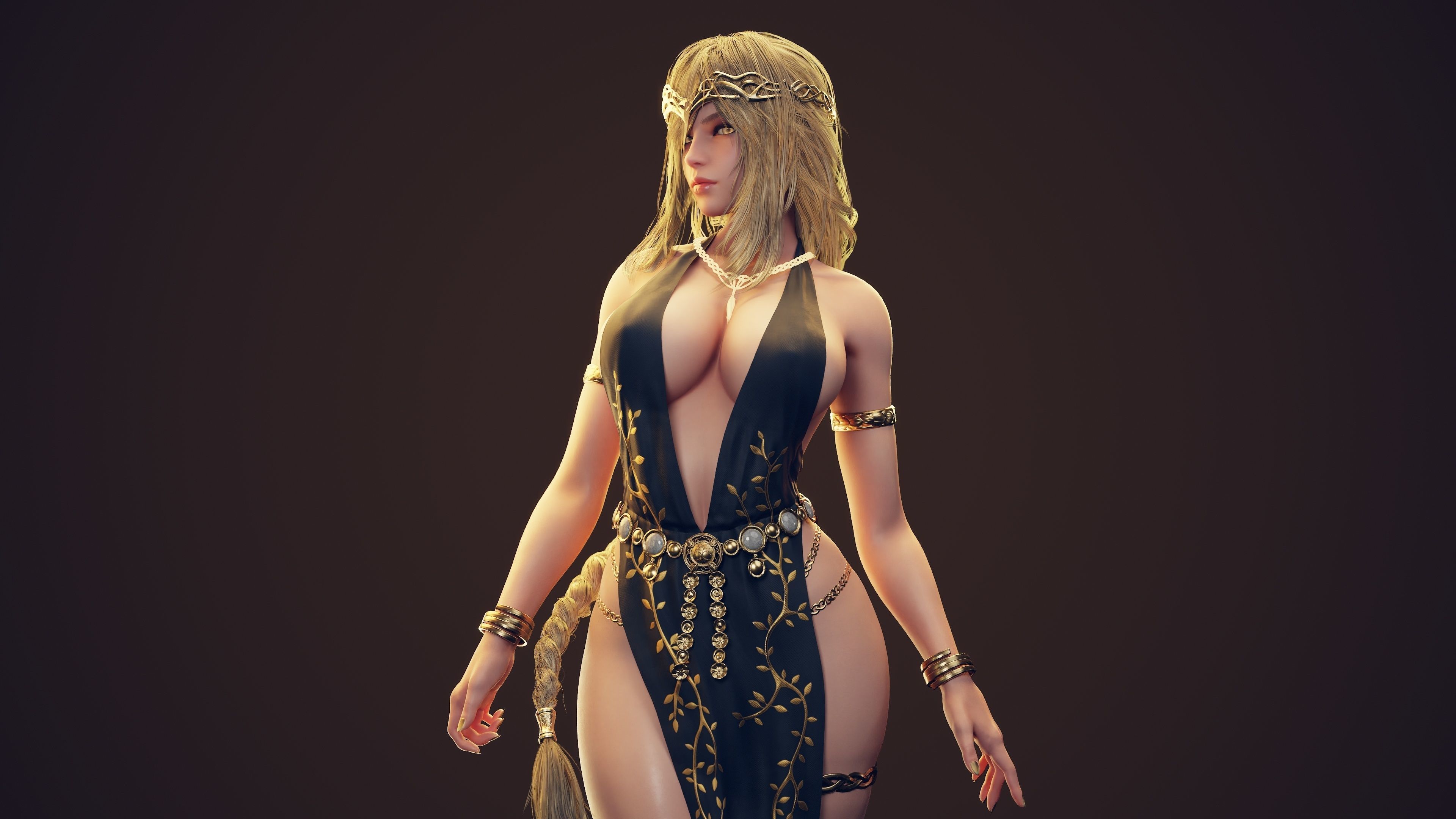 Queen Marika The Eternal - Game Ready Low-poly 3D model_4