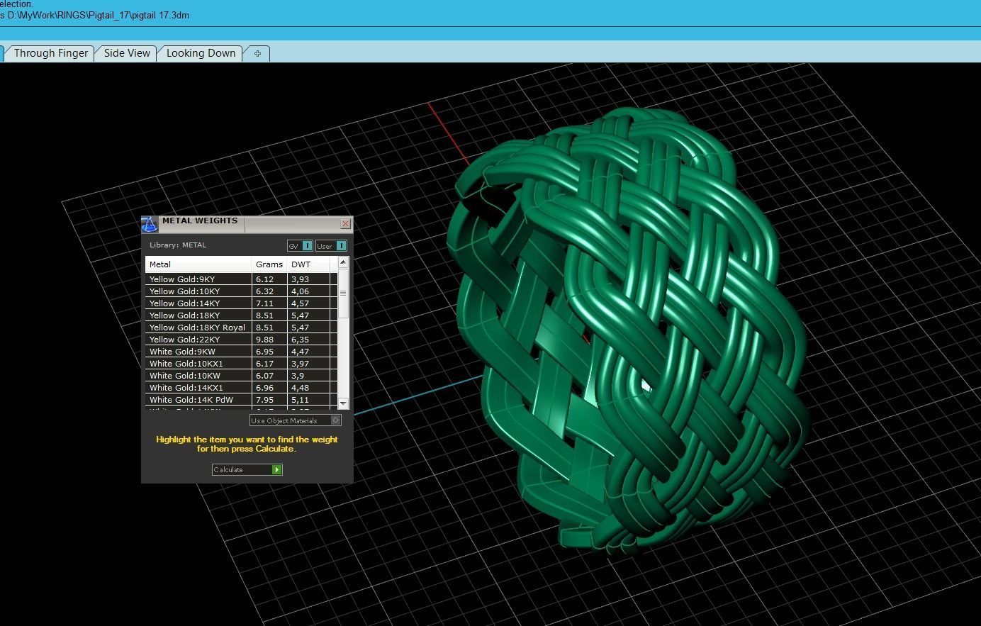 Braid Ring Style 3D print model_5