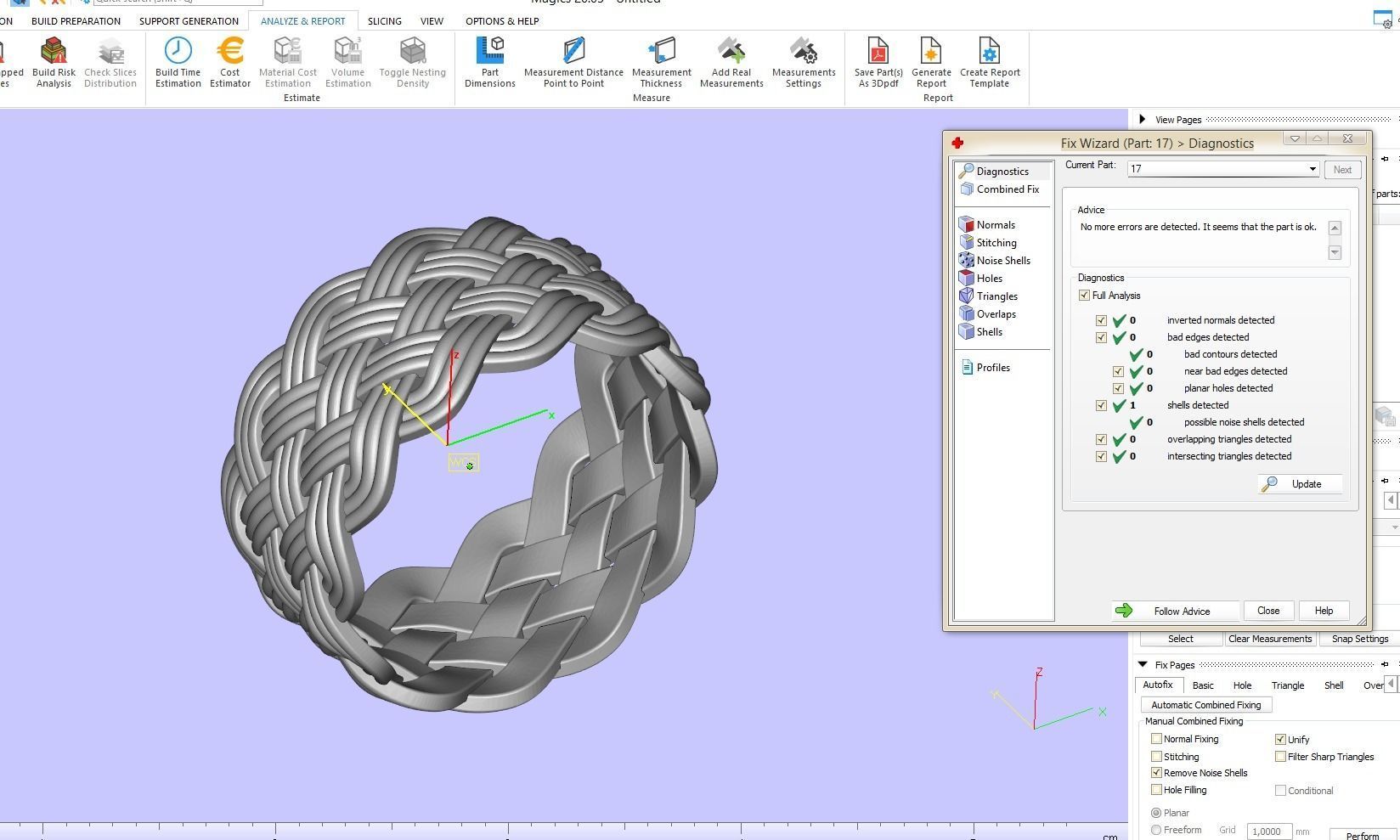 Braid Ring Style 3D print model_6