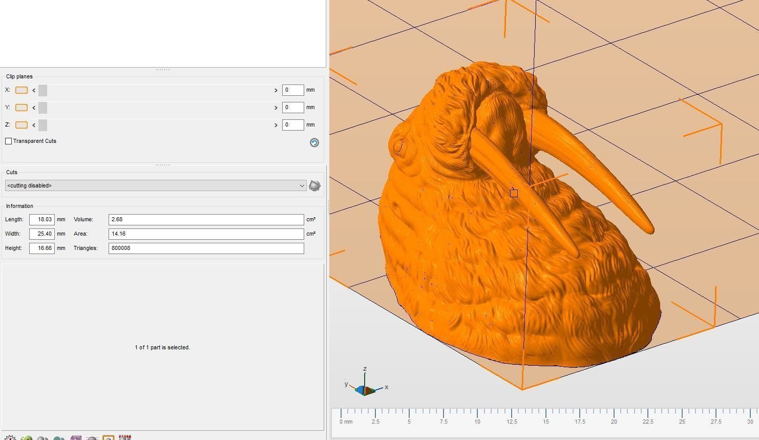Walrus head 3D print model_22