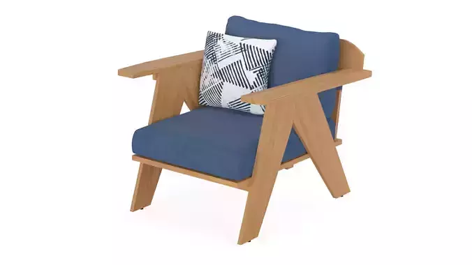 Christopher Knight Home Arcola Outdoor Acacia Wood Club Chairs