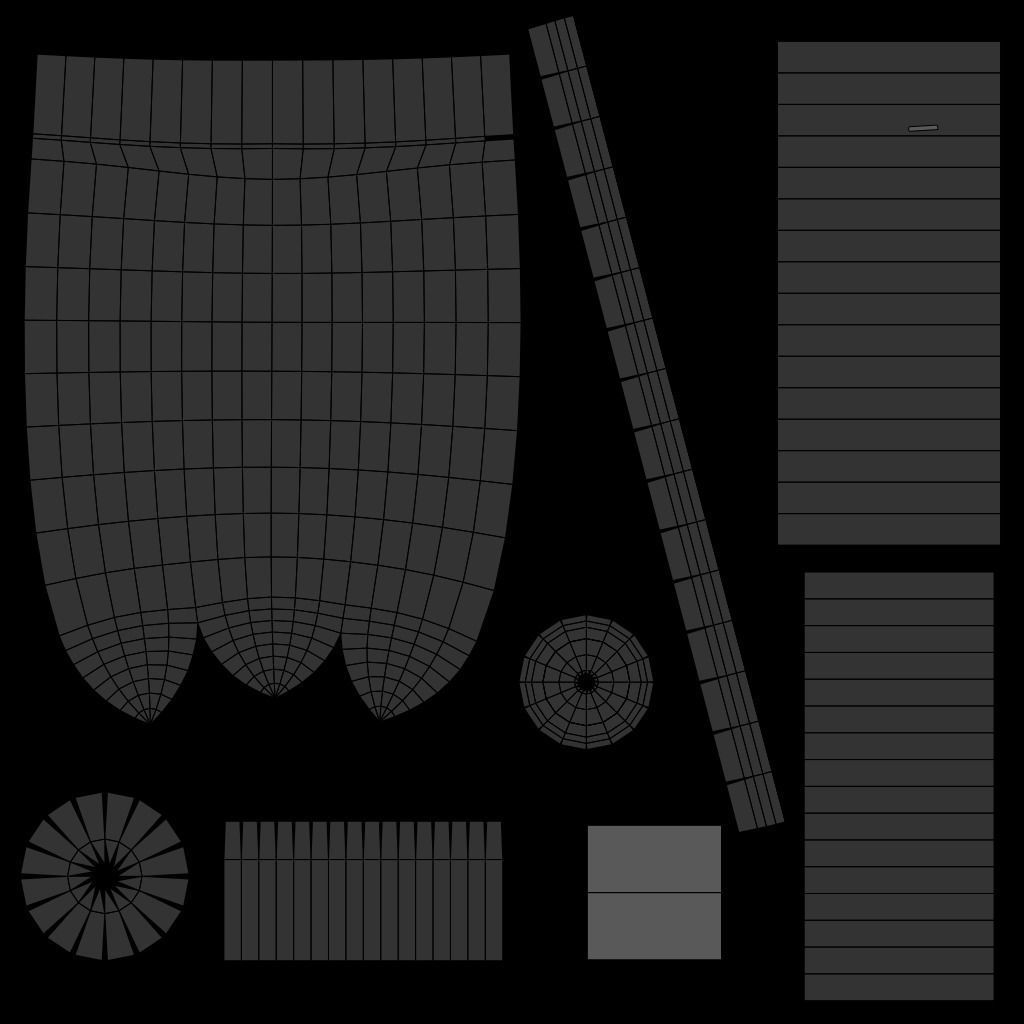 Watergun Low-poly 3D model_10