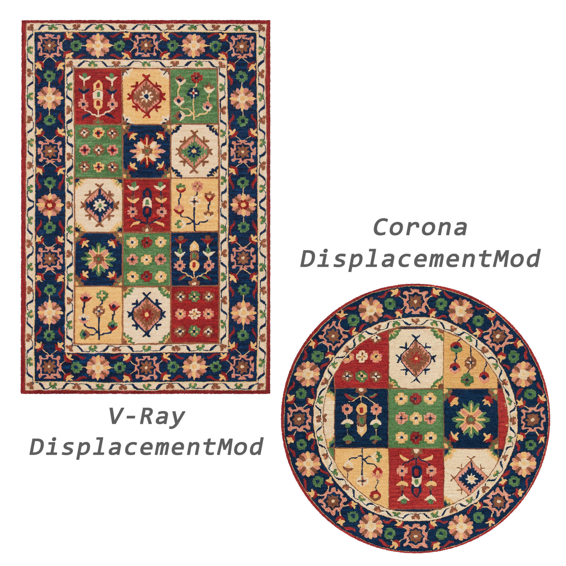 Rugs No 831 Low-poly 3D model_2