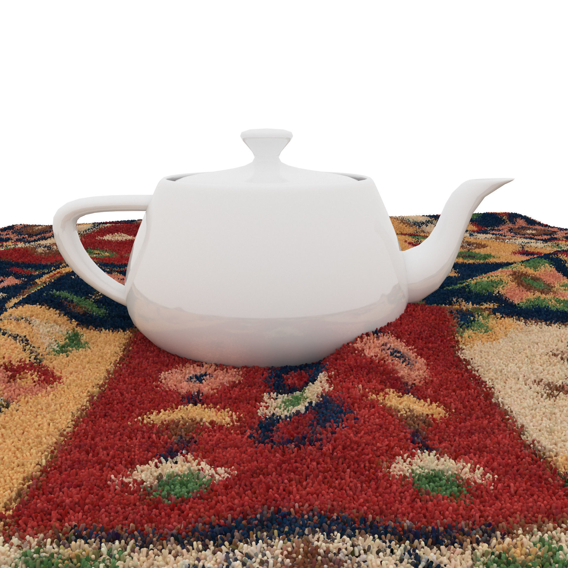 Rugs No 831 Low-poly 3D model_6