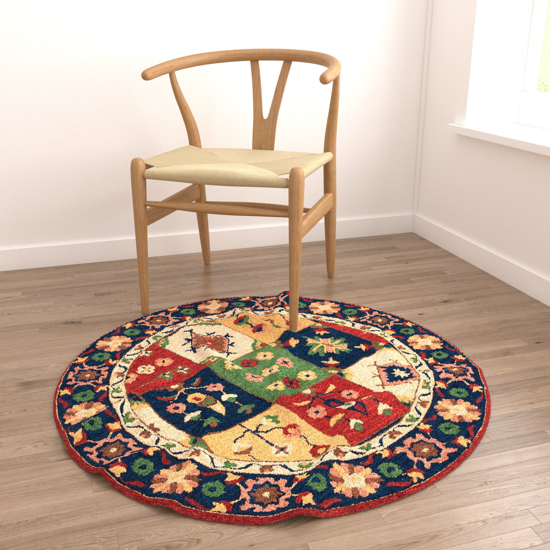 Rugs No 831 Low-poly 3D model_3
