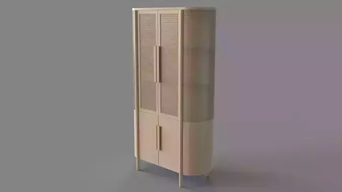 Fields Natural Storage Cabinet