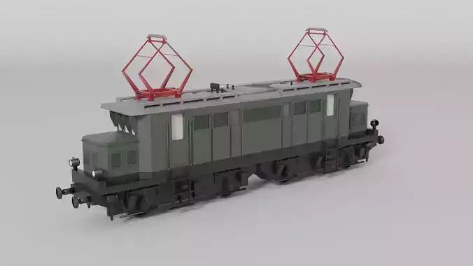 Historical German eleectric locomotive