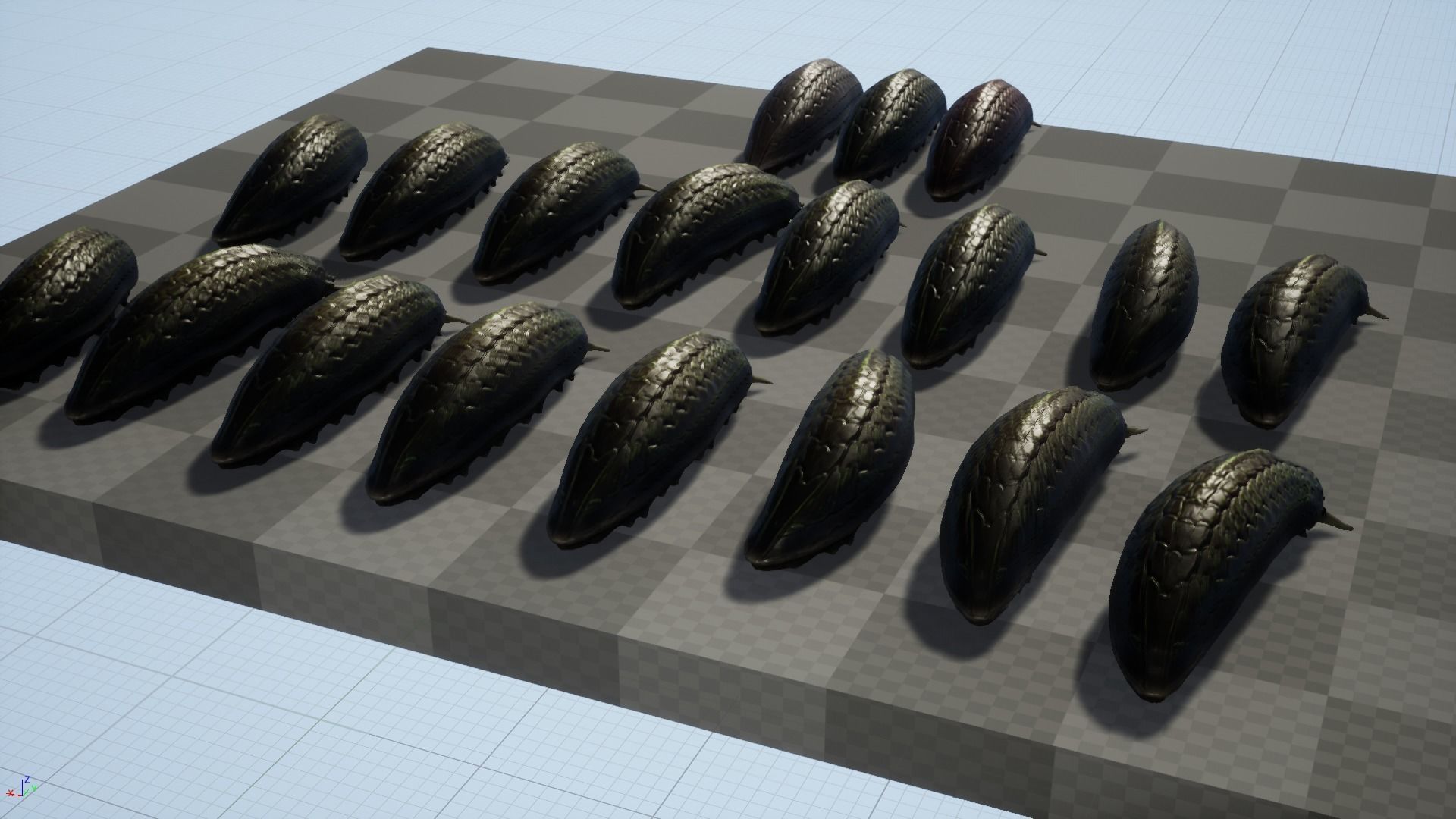 Larvae creature1 - Game Ready Low-poly 3D model Low-poly 3D model_10