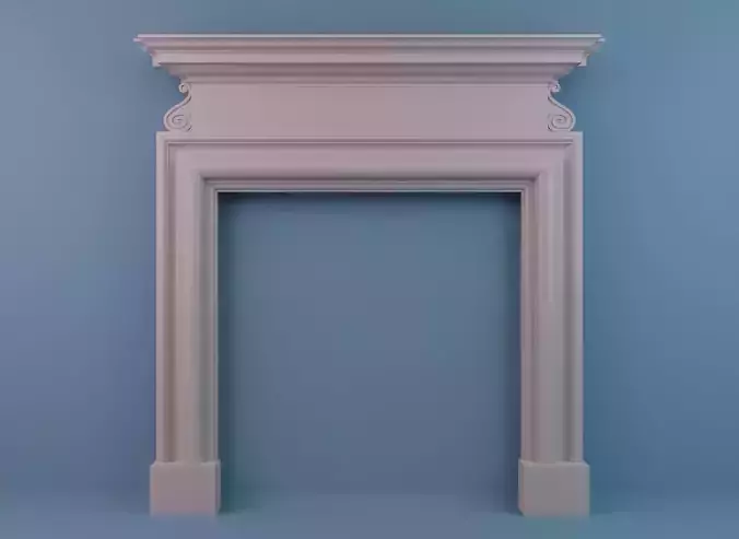 Georgian style fireplaces series No1 3D model