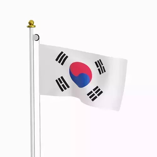 Flag of the South Korea