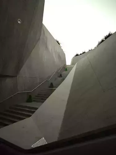 Modern Stone Stairs