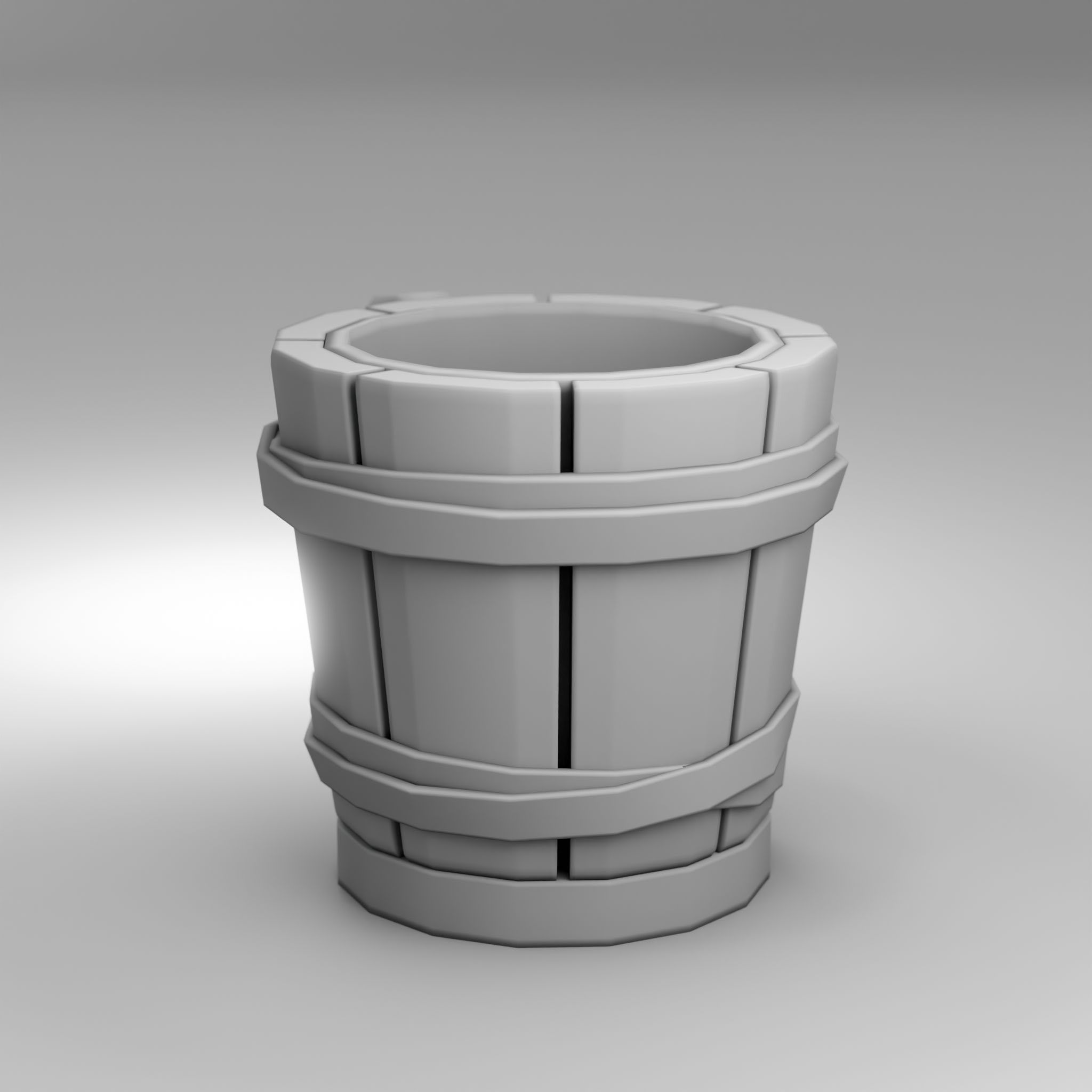 Medieval Mug - Game Ready PBR Baked Low-poly 3D model_11
