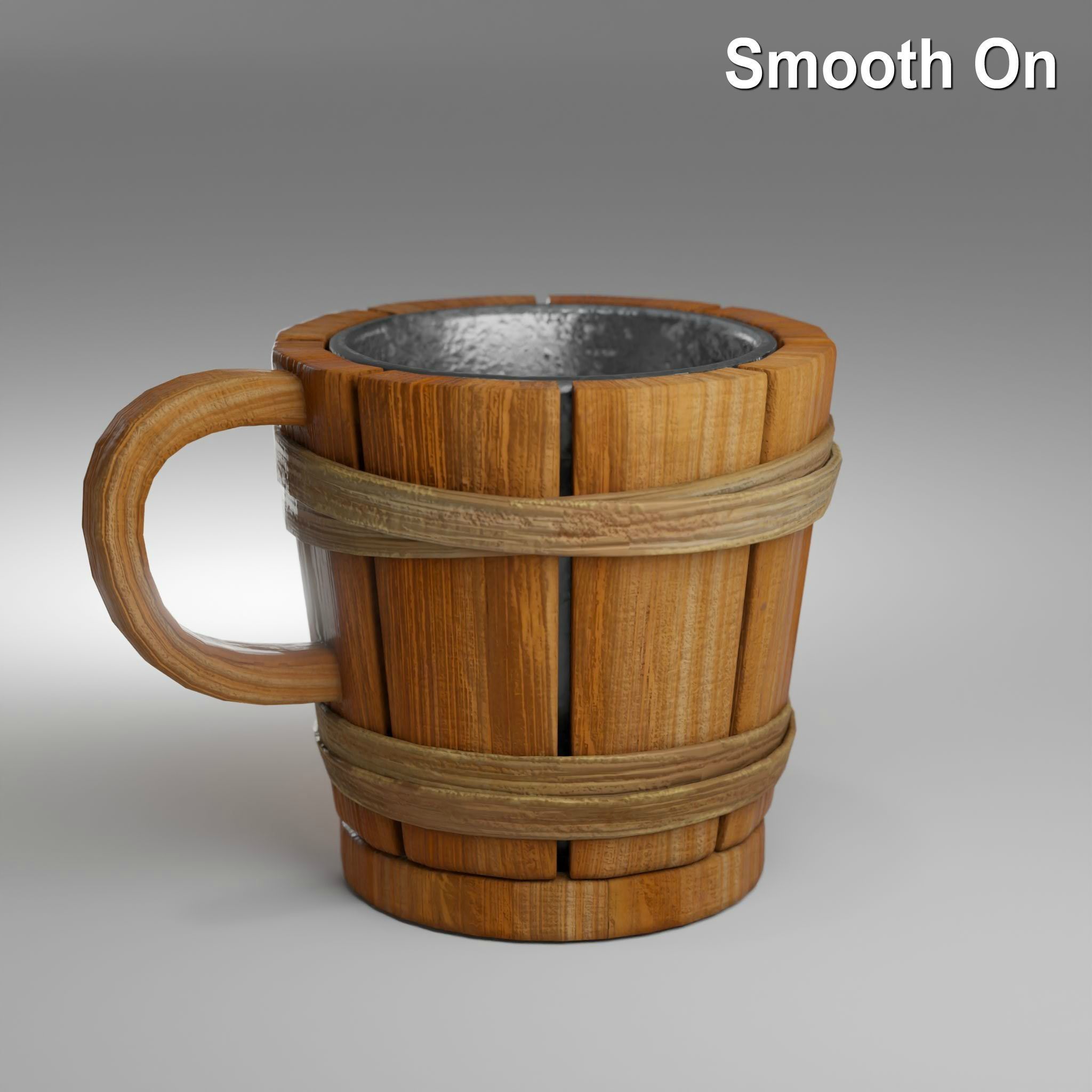 Medieval Mug - Game Ready PBR Baked Low-poly 3D model_1