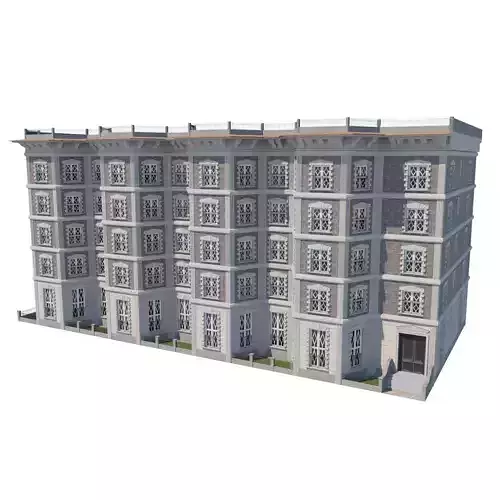 New York City Apartment Building 02 THREEDEE INC